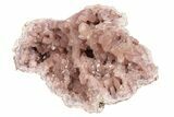 Sparkly, Pink Amethyst Geode Section - Argentina #235157-2